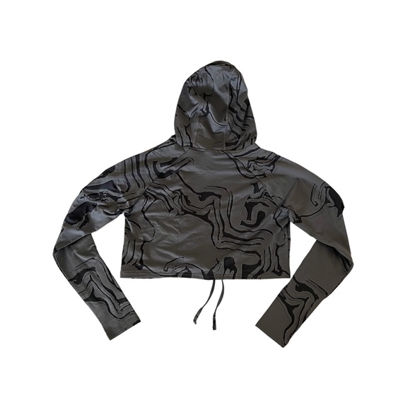 *SOLD* Gymshark Power Pullover Cropped Long Sleeve Workout Top - Picture 4 of 6